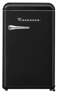 Jääkaappi pakastelokerolla Ravanson lKK120RB, 55cm, musta