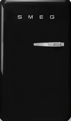 Jääkaappi pakastelokerolla Smeg FAB10LBL6, 54.5cm, 105/17 l, musta