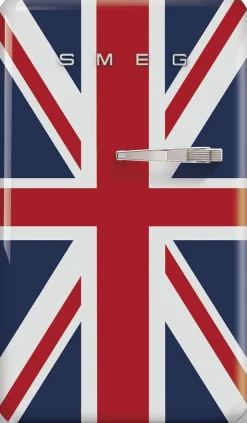 Jääkaappi pakastelokerolla Smeg FAB10LDUJ5, 54.5cm, 105/17 l, Union Jack, vasen
