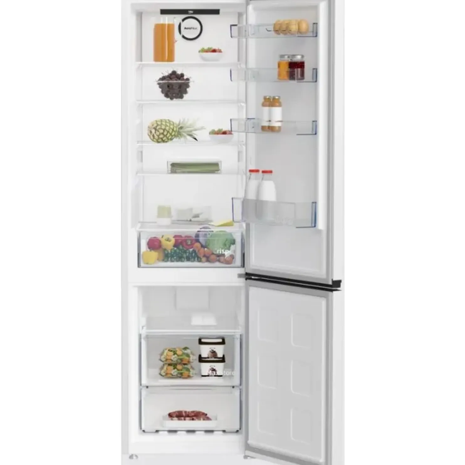 Jääkaappipakastin Beko B1RCNA404W, 59.5cm, valkoinen