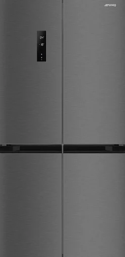 Jääkaappipakastin Smeg FQI48KD French Door, 84cm, 322/166 l, jääpalakone, teräs