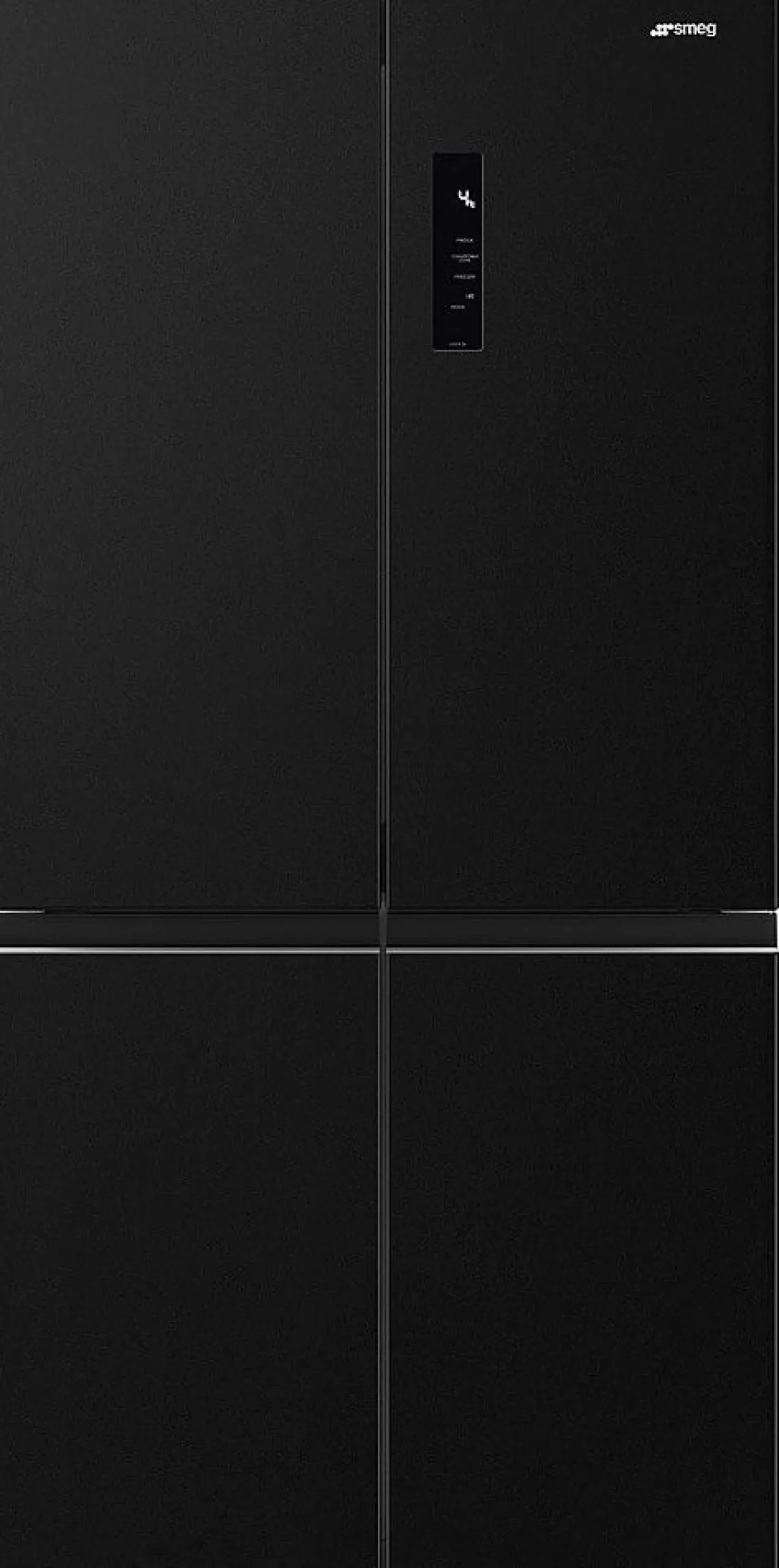 Jääkaappipakastin Smeg FQI60KD French Door, 91cm, 343/179 l, musta