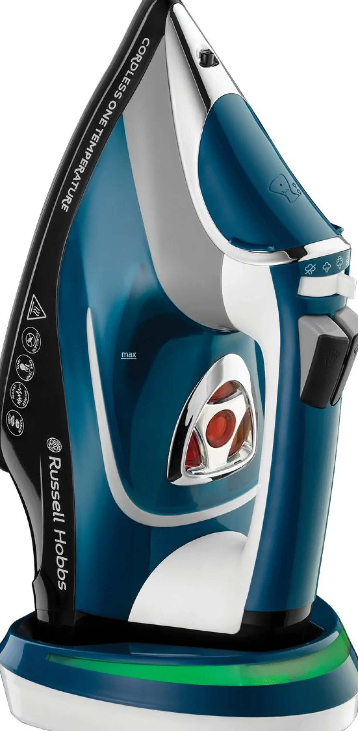 Johdoton silitysrauta Russell Hobbs One Temperature 26020-56 turkoosi/valkoinen