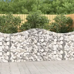 Kaarevat kivikorit, galvanoitu teräs, eri kokoja ja pakkausvaihtoehtoja