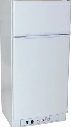 Kaasujääkaappi pakastelokerolla Sunwind Ventus 168, 60 cm, 129/25 l, valkoinen
