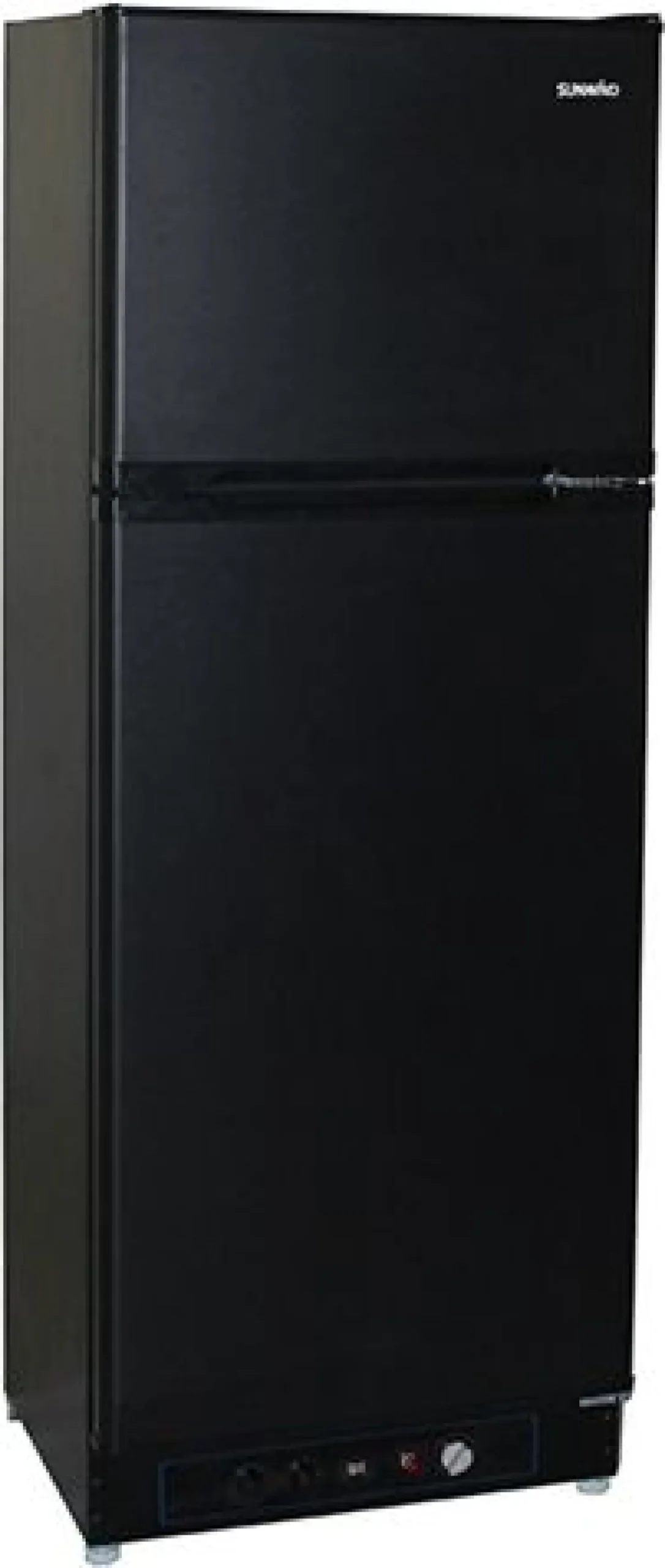 Kaasujääkaappi pakastelokerolla Sunwind Ventus 225, 60cm, 167/46 l, musta