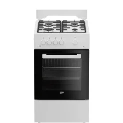 Kaasuliesi kaasu-uunilla Beko FSG52020FW, 50cm, valkoinen