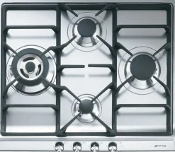 Kaasuliesitaso Smeg SER60SGH3, 60cm, teräs