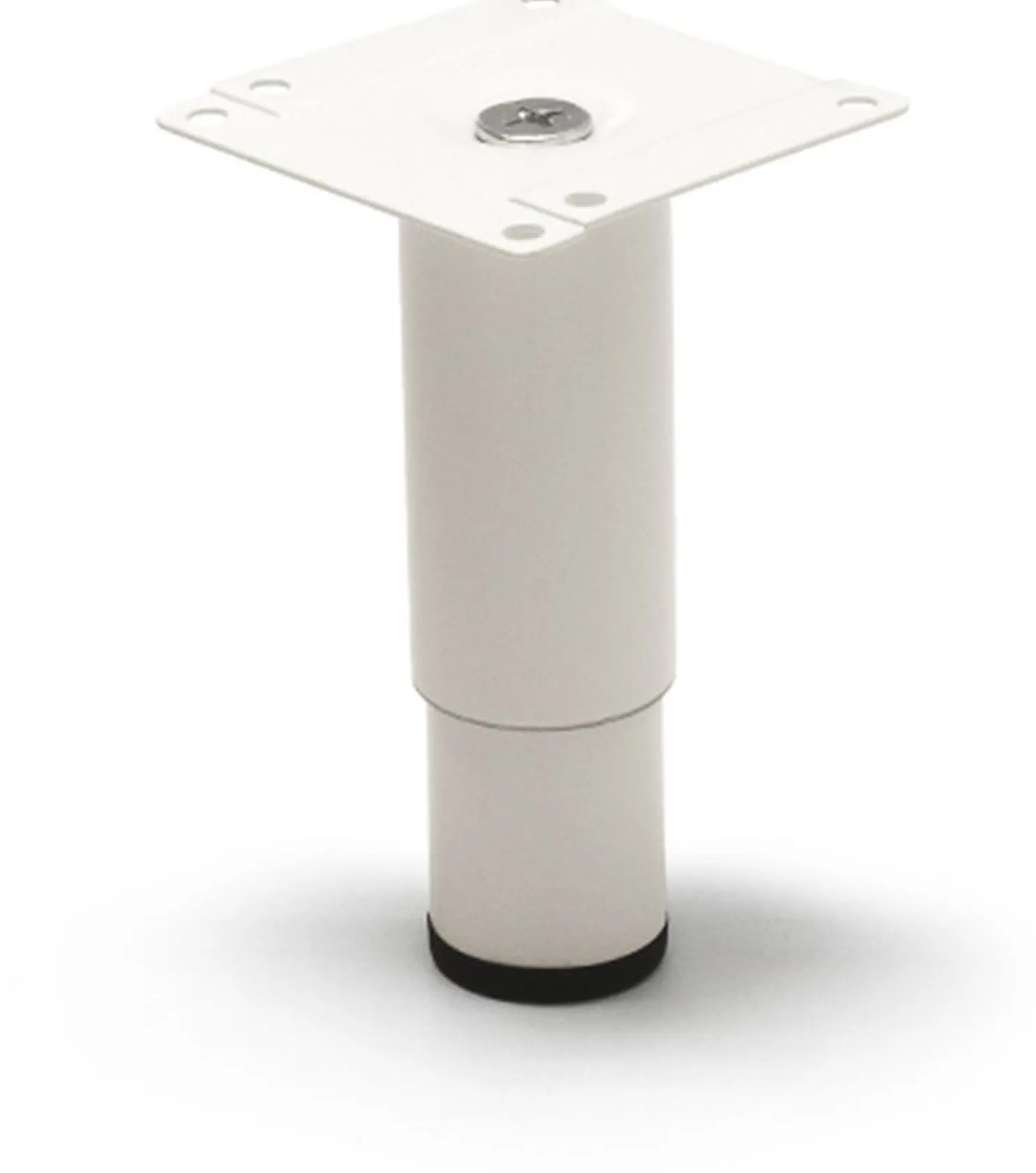 Kalustejalka Grip Rim 80-130 mm valkoinen