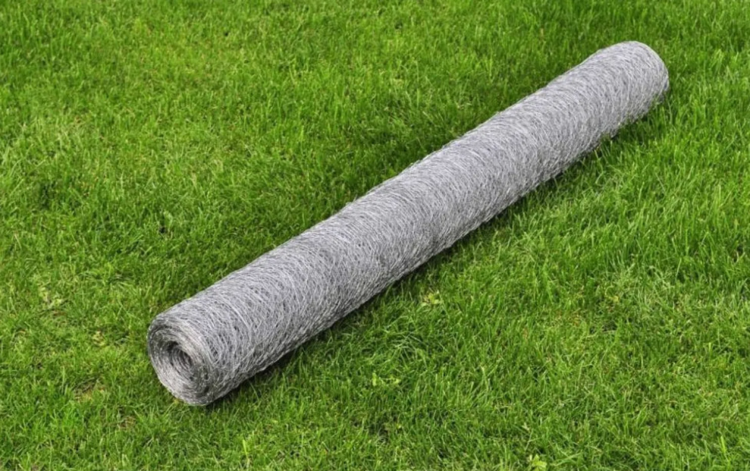 Kanaverkko galvanoitu PVC pinnoitteella silmäkoko 13mm 25x0.5m hopea