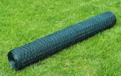 Kanaverkko galvanoitu PVC pinnoitteella silmäkoko 36mm 25x0.5m vihreä
