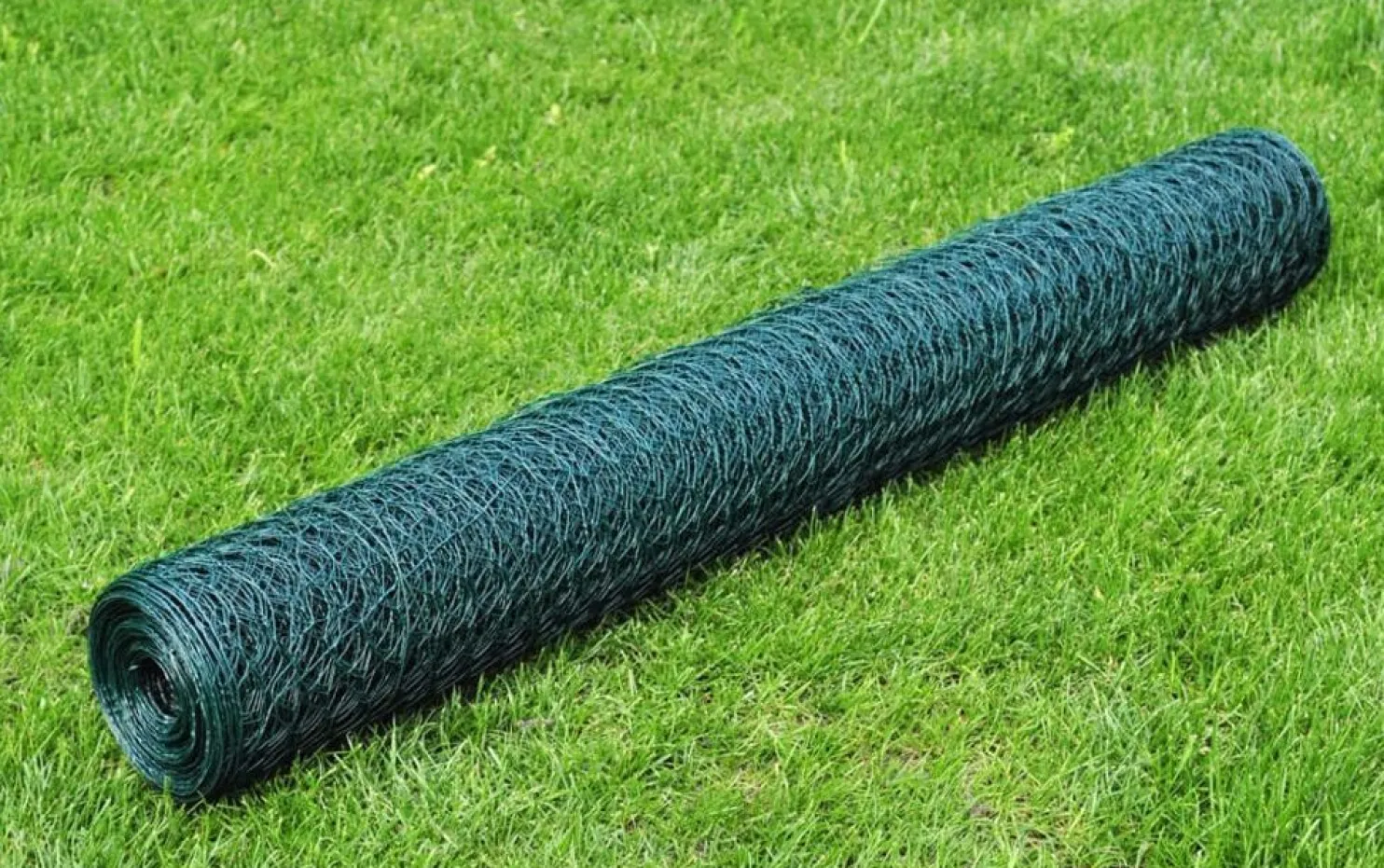 Kanaverkko galvanoitu PVC pinnoitteella silmäkoko 36mm 25x0.75m vihreä