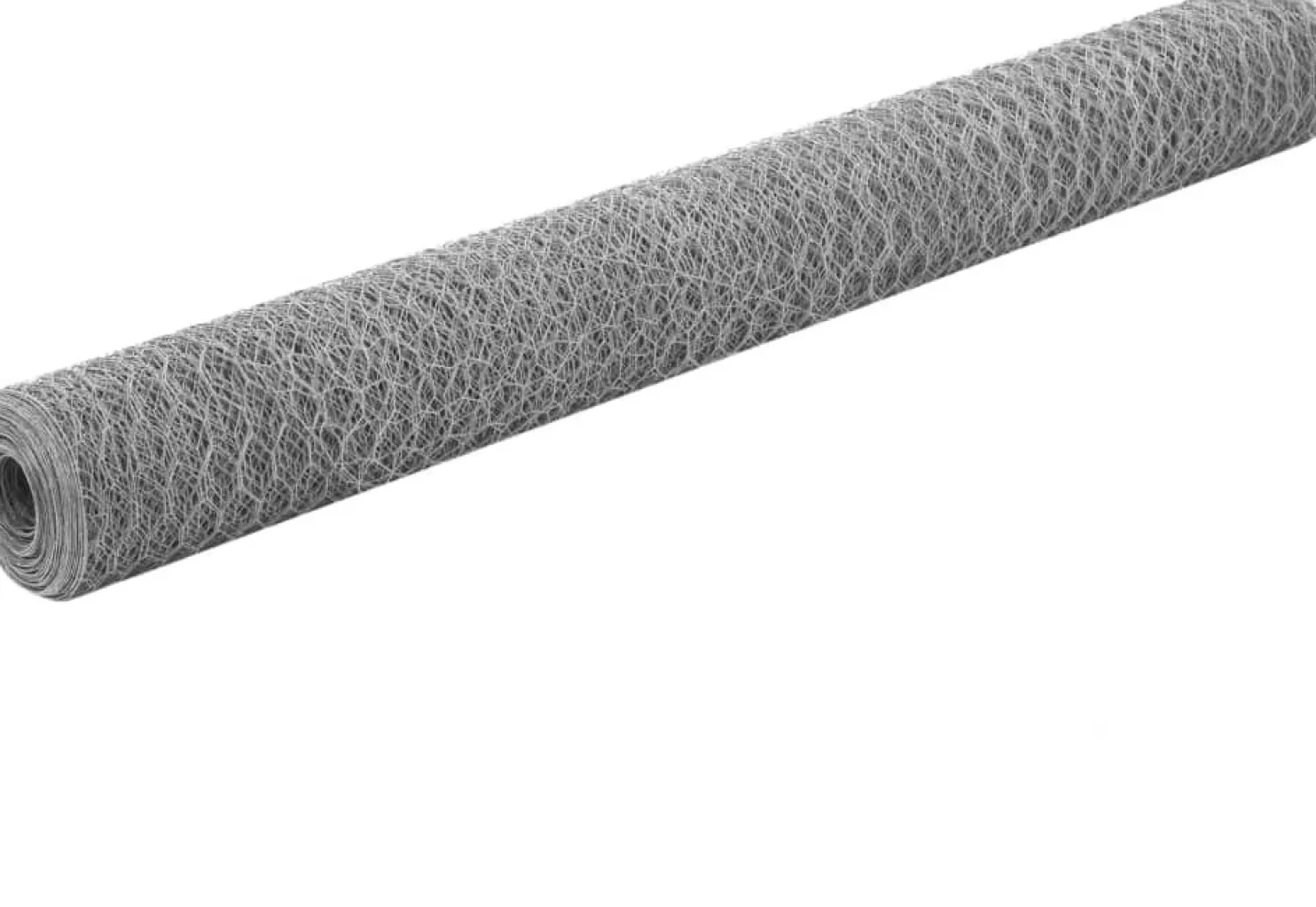 Kanaverkko galvanoitu teräs silmäkoko 13mm 25x1.2m hopea
