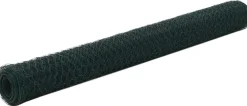 Kanaverkko teräs PVC pinnoitteella silmäkoko 36mm 25x1.2m vihreä