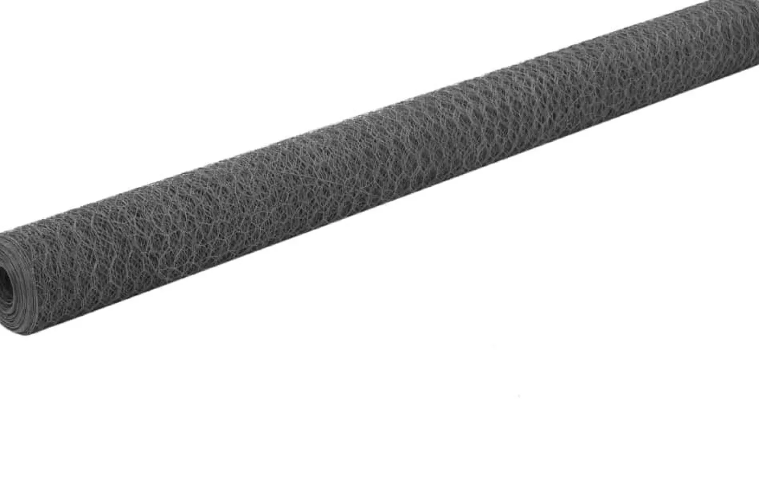 Kanaverkko teräs PVC pinnoitteella silmäkoko 13mm 25x1.5m harmaa