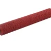 Kanaverkko teräs PVC pinnoitteella silmäkoko 13mm 25x1m punainen