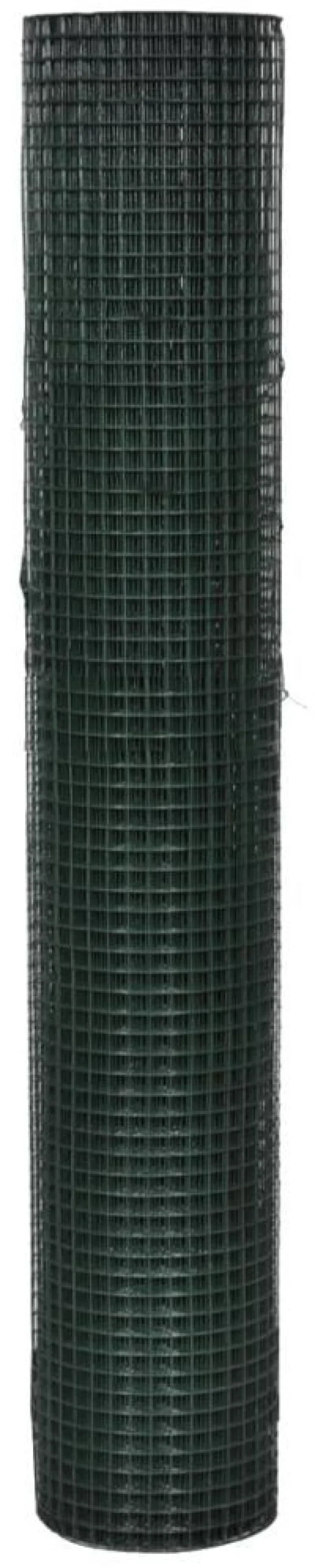 Kanaverkko 25x25mm galvanoitu teräs PVC pinnoitteella 1x25m vihreä