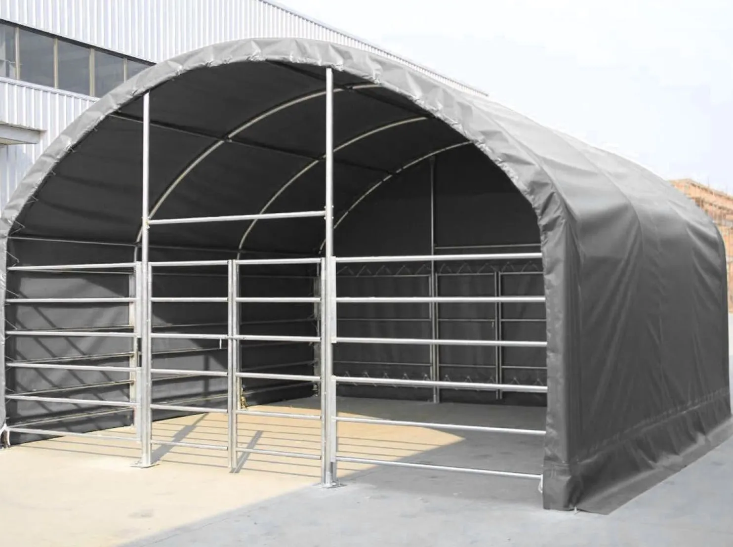 Karjateltta Ranch Farmer 6x6x3,7 m 900 g harmaa