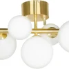Kattoplafondi Aneta Lighting Molekyl mattamessinki/valkoinen