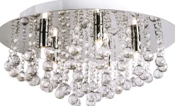 Kattoplafondi Aneta Lighting Madelene 50 kromi/kirkas