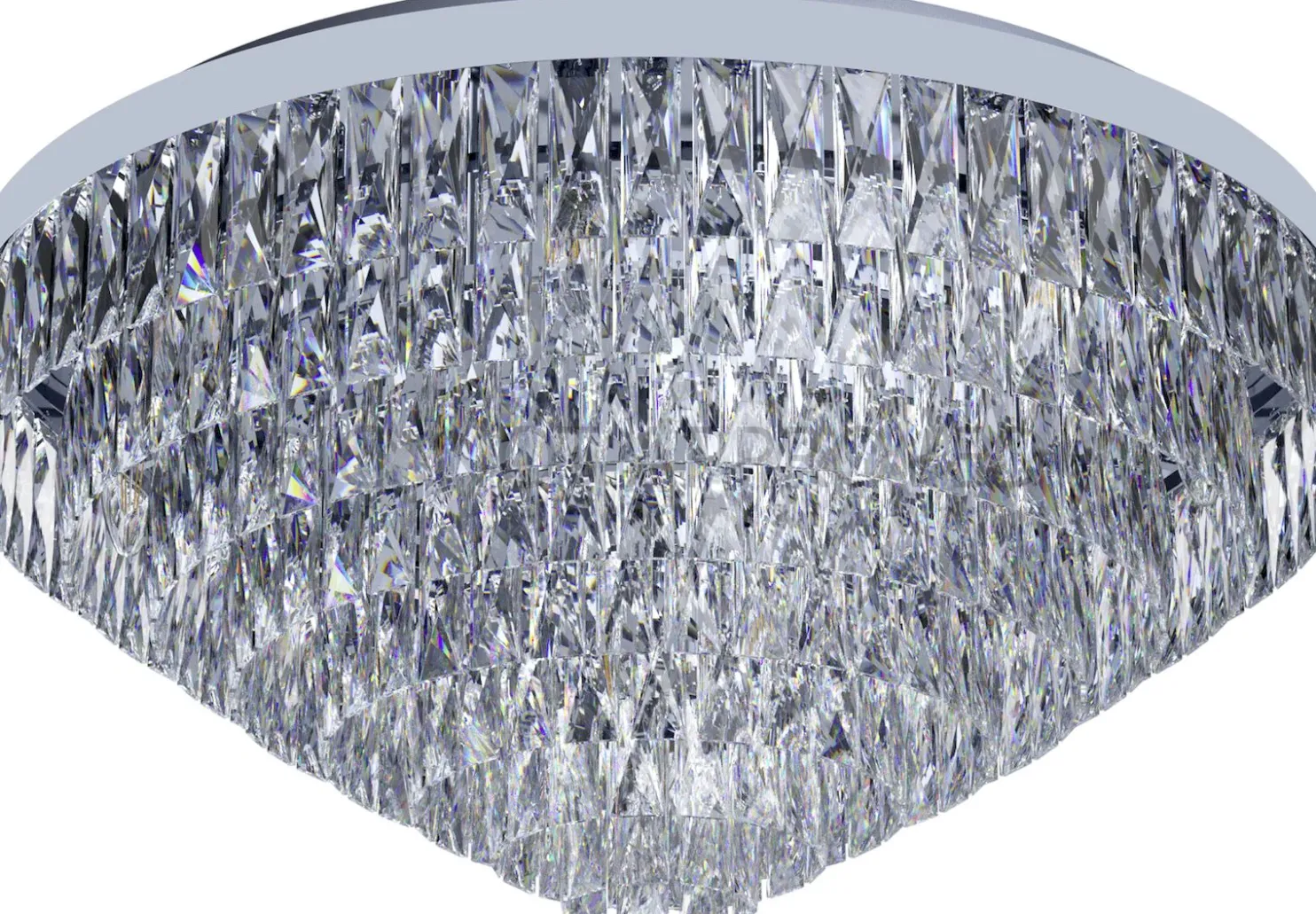 Kattovalaisin Eglo Crystal&Design Valparaiso Ø780 mm kromi