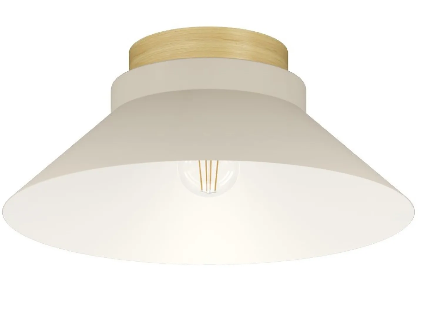 Kattovalaisin Eglo Moharras, Ø40cm, E27, 40W, IP20, hiekka/puu