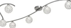 Kattovalaisin Globo Azalea 6x33W 230V IP20 matta nikkeli
