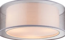 Kattovalaisin Globo Theo Ø40 cm harmaa/valkoinen