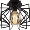 Kattovalaisin Linento Lighting Nemrut, Ø26cm, E27, musta