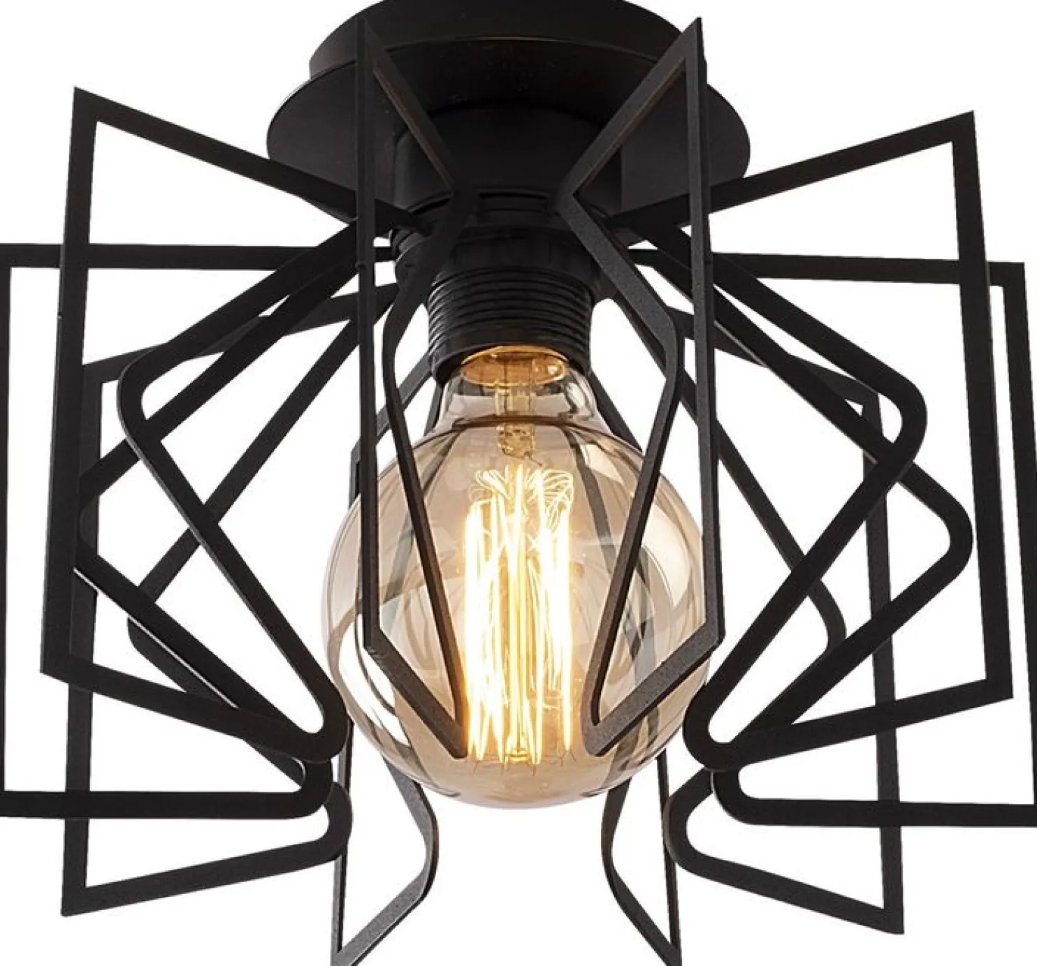 Kattovalaisin Linento Lighting Nemrut, Ø26cm, E27, musta