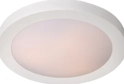 Kattovalaisin Lucide Fresh Ø27 cm IP44 valkoinen