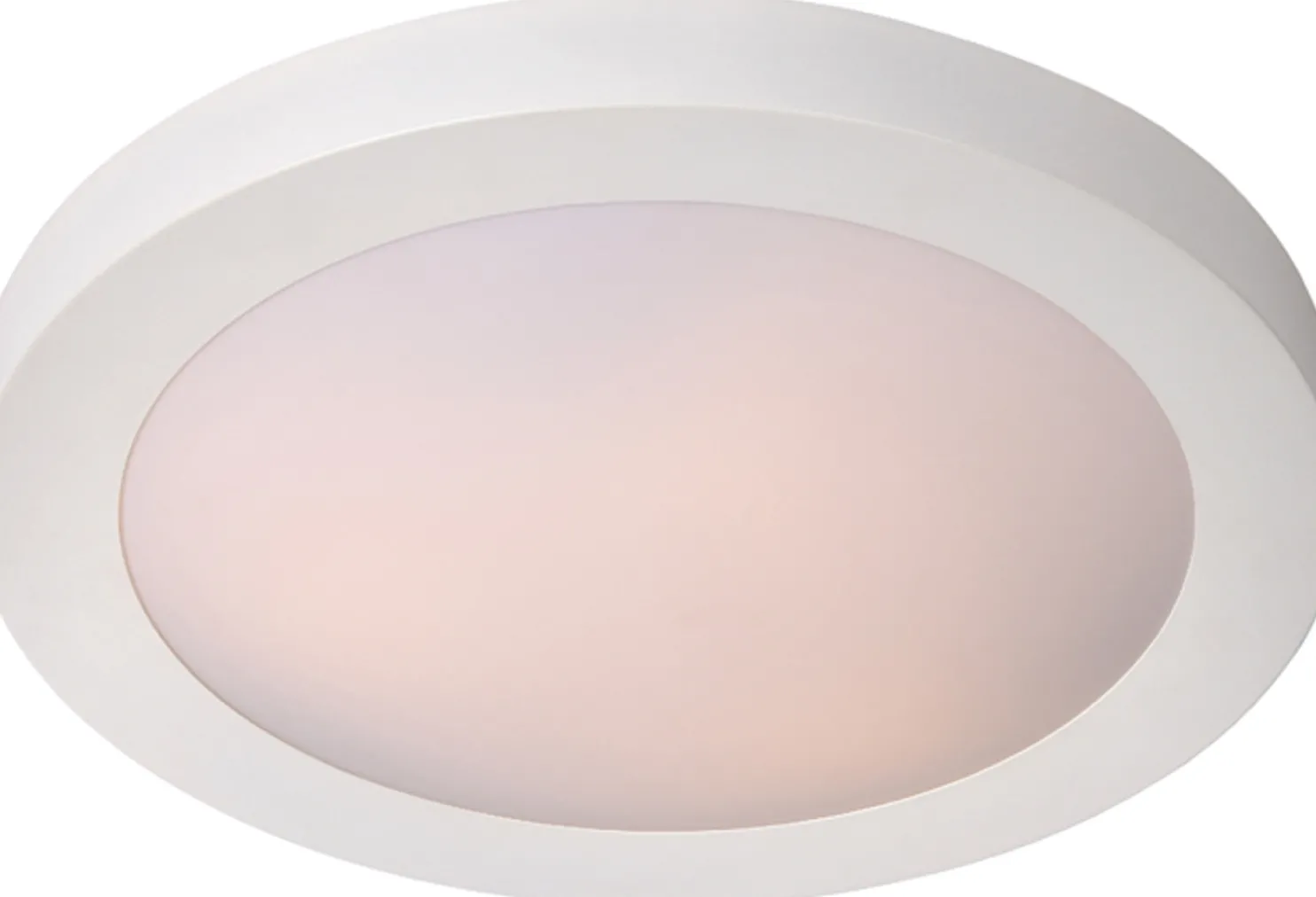 Kattovalaisin Lucide Fresh Ø35 cm IP44 valkoinen