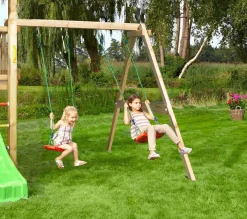 Keinumoduuli leikkitorniin Jungle Gym Swing Module Xtra sis. puutavaran