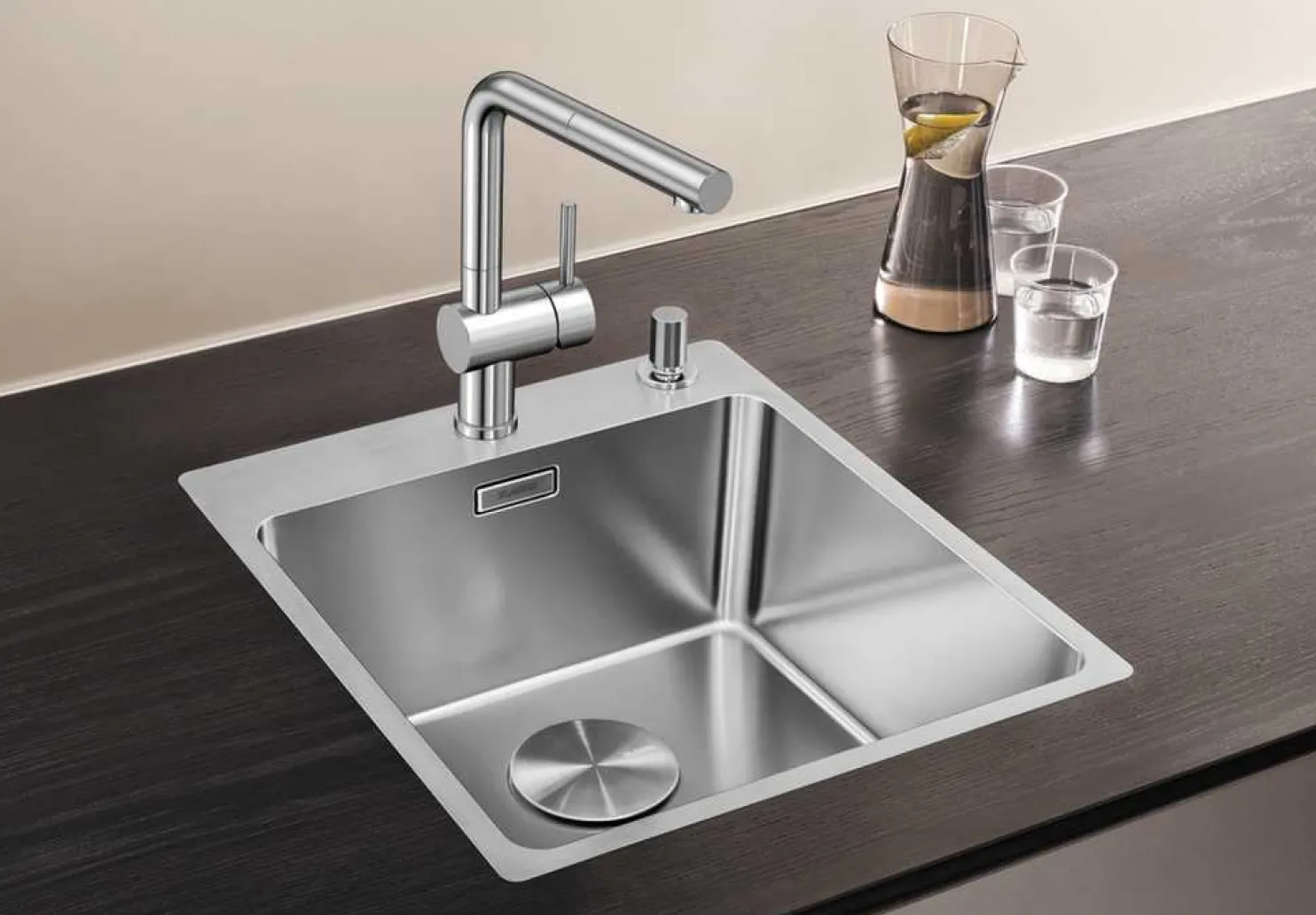 Keittiöallas Blanco Andano 400-IFA, 440x500mm, rst, hanalipalla