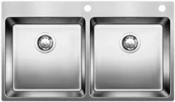 Keittiöallas Blanco Andano 400/400-IFA, 865x500mm, rst, upotettava/huullettava