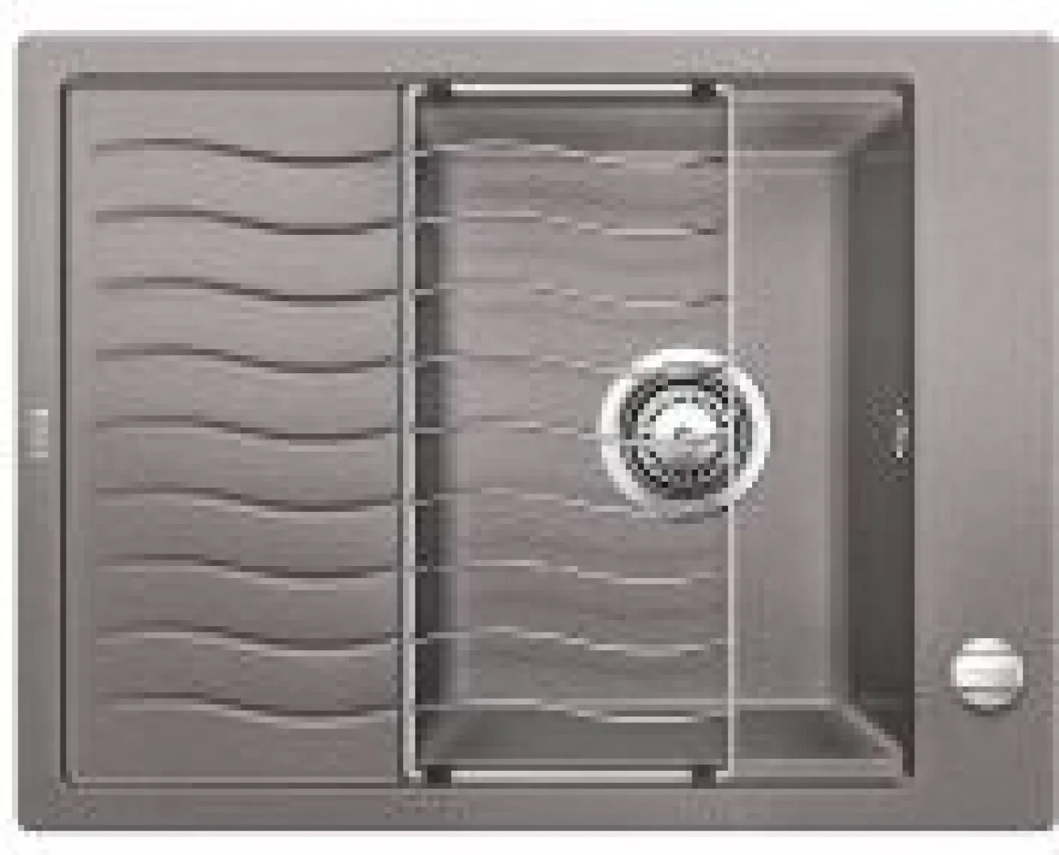 Keittiöallas Blanco Elon 45 S, 650x500mm, silgranit, eri värejä