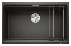 Keittiöallas Blanco Etagon 700-U, 730x460mm, silgranit, altakiinnitettävä, mattamusta