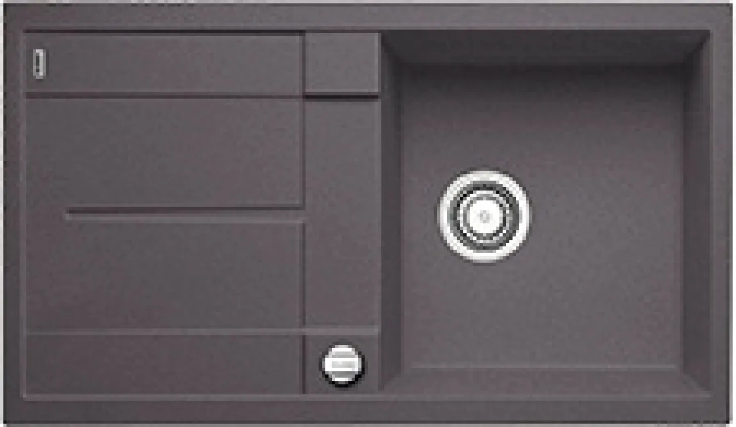 Keittiöallas Blanco Metra 5 S, 860x500mm, silgranit, eri värejä