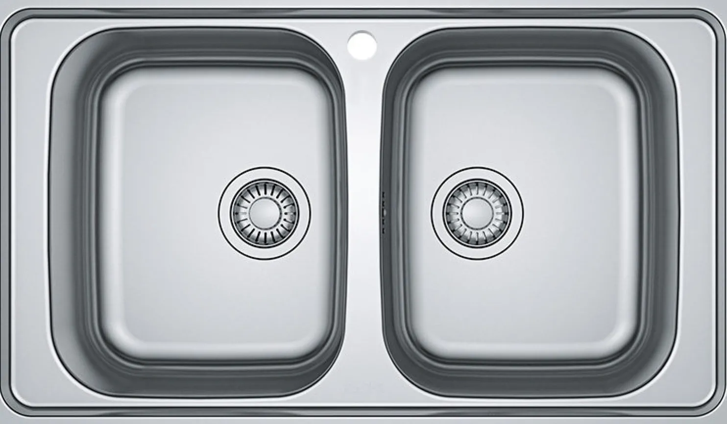 Keittiöallas Franke Spark SKX 620, 2-altainen, 860x500mm, ruostumaton teräs