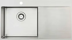 Keittiöallas Lavabo Kubus 900 L Soft, 900x500mm, ruostumaton teräs,