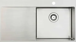 Keittiöallas Lavabo Kubus 900 R Soft, 900x500mm, ruostumaton teräs