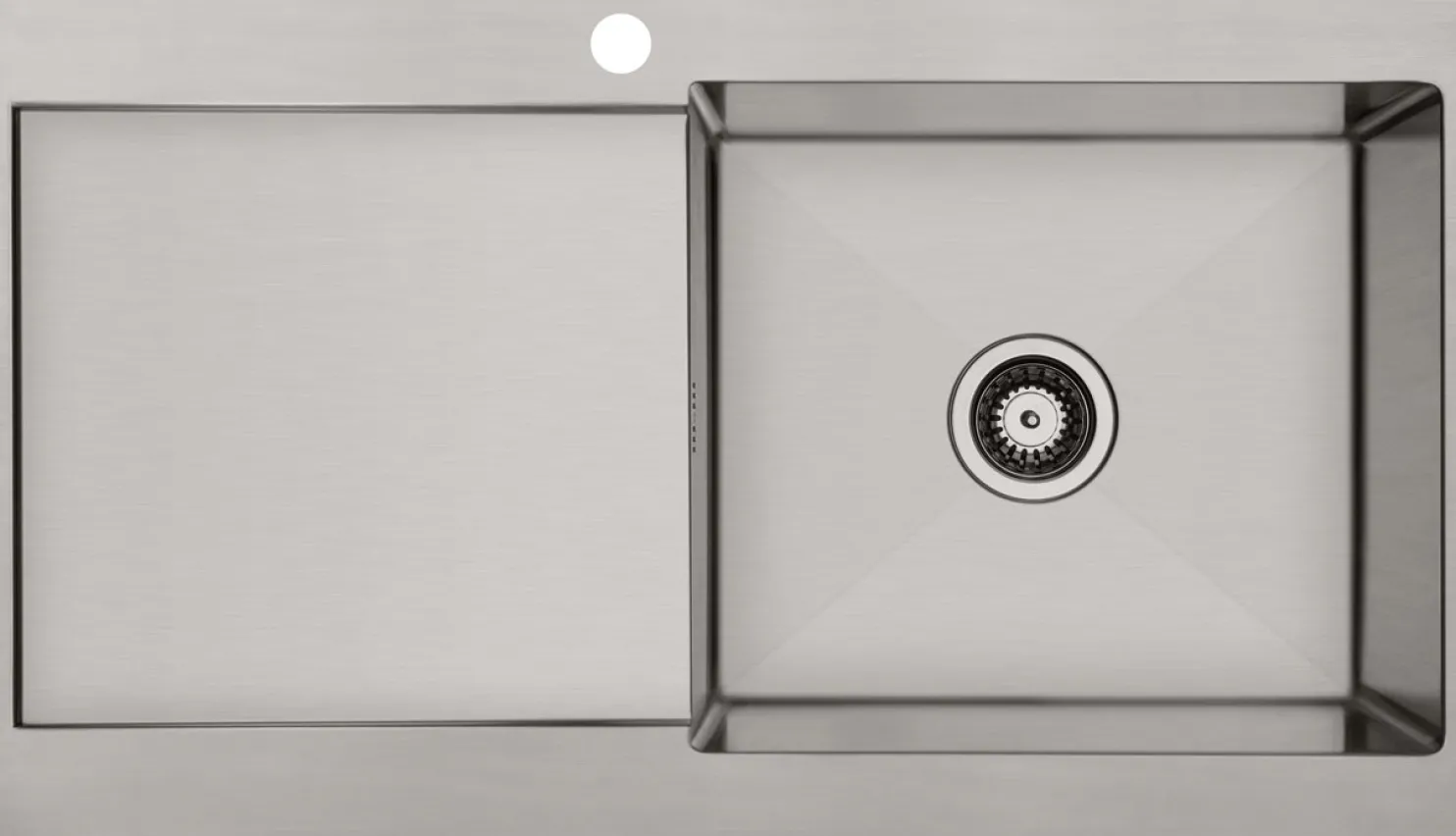 Keittiöallas Lavabo Kubus 900 R Soft, 900x510mm, ruostumaton teräs