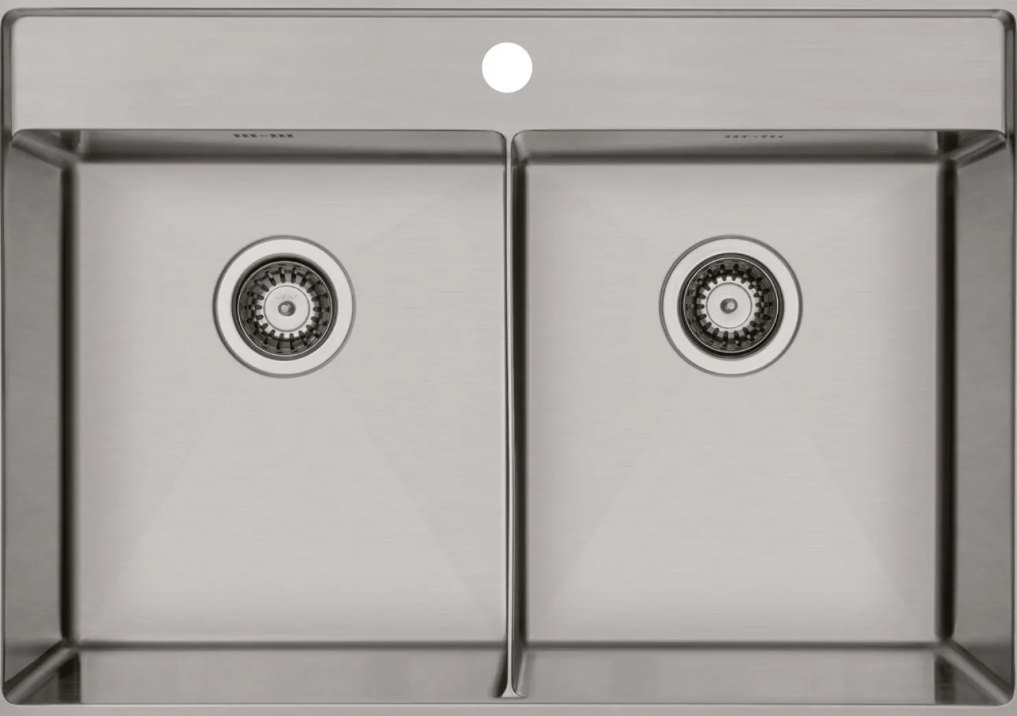 Keittiöallas Lavabo Kubus 742 Soft Slim, 740x440mm, ruostumaton teräs