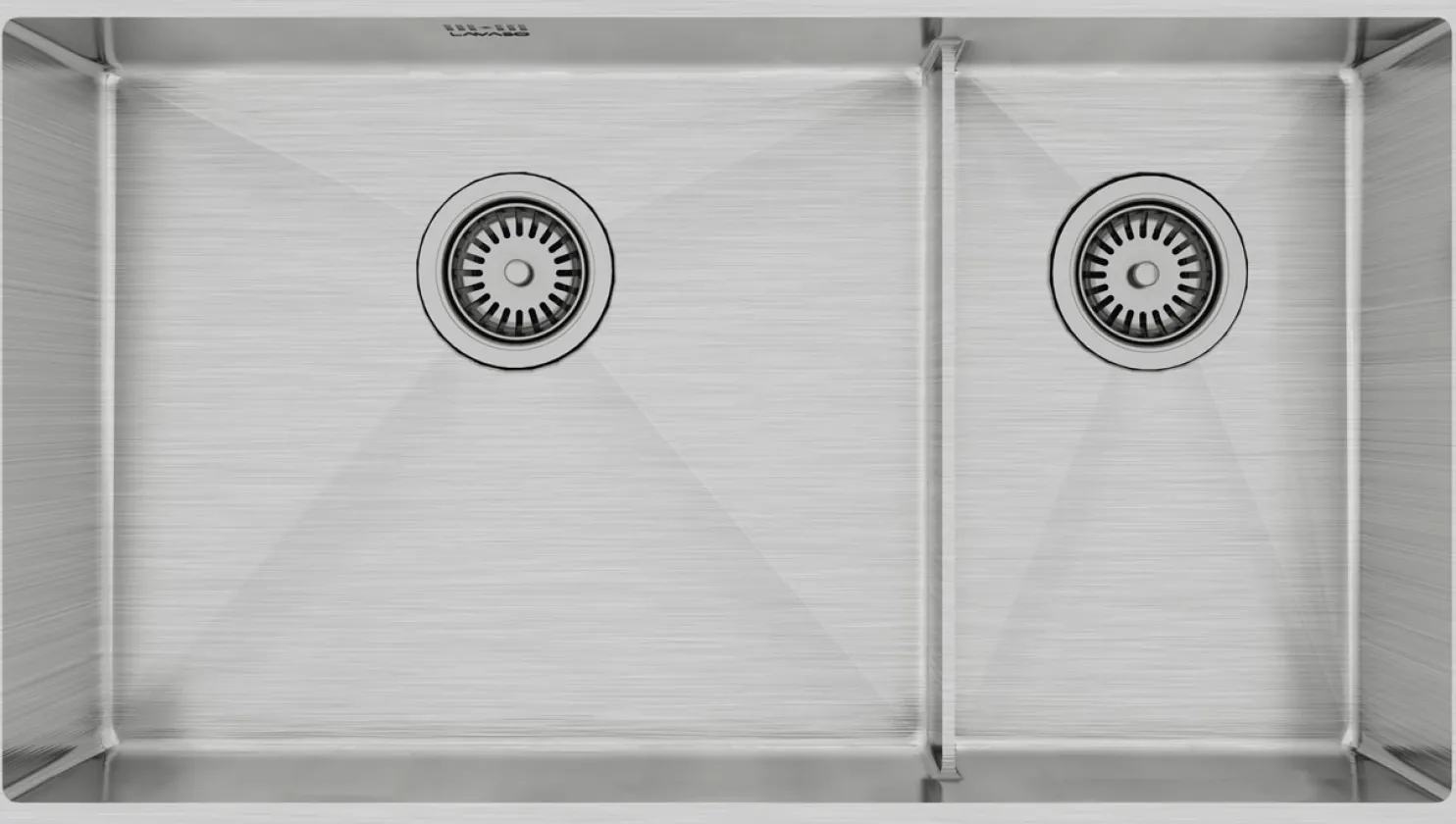 Keittiöallas Lavabo Kubus 780 Soft Slim, 780x440 mm, ruostumaton teräs