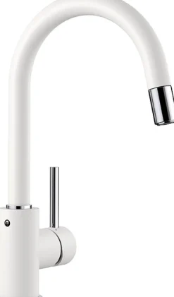 Keittiöhana Blanco Mida-S Silgranit, ulosvedettävä juoksuputki