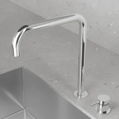 Keittiöhana Scandtap Steel Harmonized K2 Square Classic, ruostumaton teräs