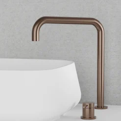 Keittiöhana Scandtap Steel Harmonized K2 Square Amber, kupari