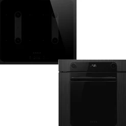 Keittiöpaketti Smeg - SFP6201TB kalusteuuni ja SI2B22641D induktiotaso, musta