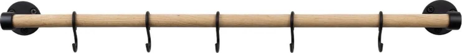 Keittiöteline Beslag Design Aveny, 600 mm, tammi/mattamusta