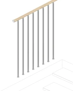Kerroskaide Rintal, 100cm, puu